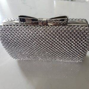 Jessica McClintock Sparkling Rhinestone Clutch